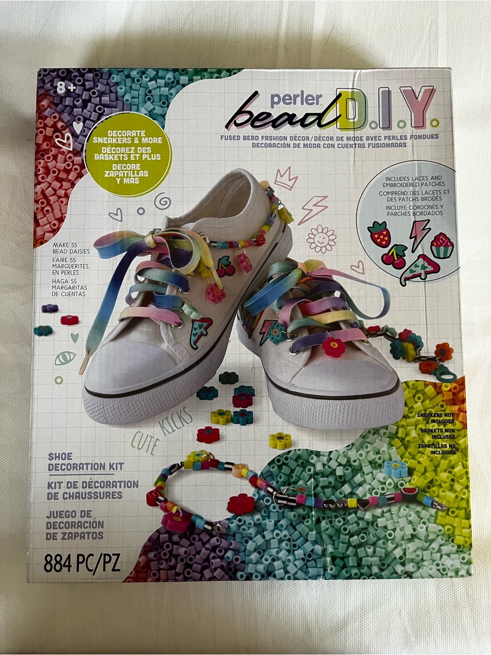 Perler Bead D.I.Y. Shoe Decoration Kit